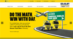 Desktop Screenshot of daf.com.au