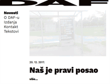 Tablet Screenshot of daf.hr